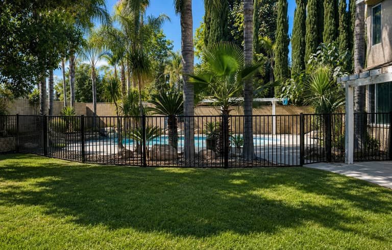 Pool Fence Installation project example