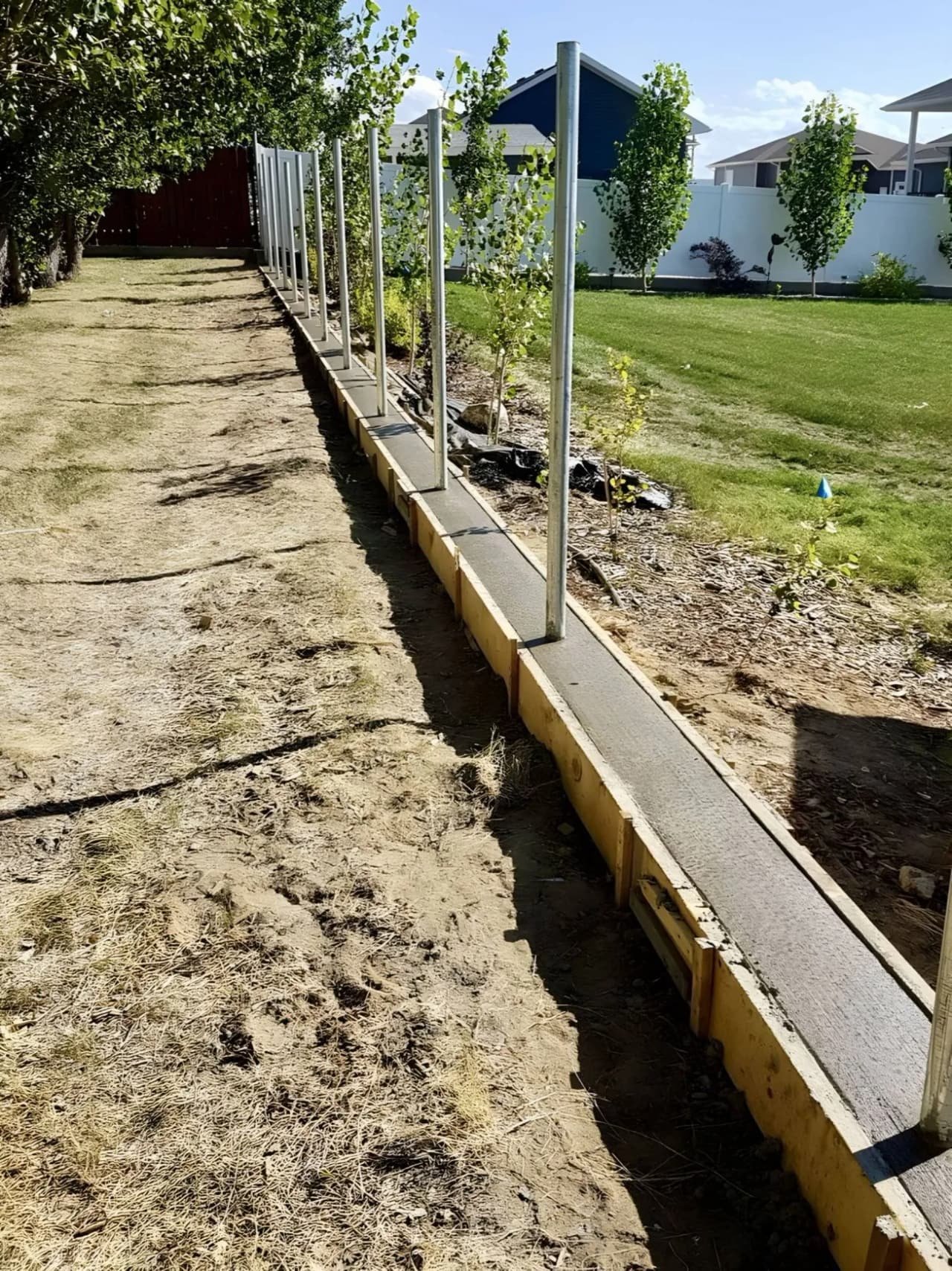 Fence Concrete Footings