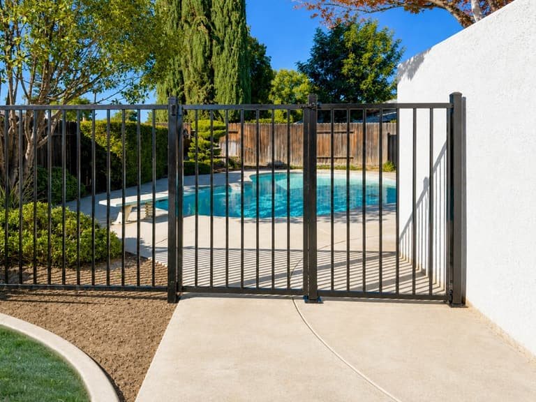 Pool Fence Installation project example