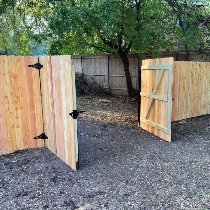 Fence extension with gate