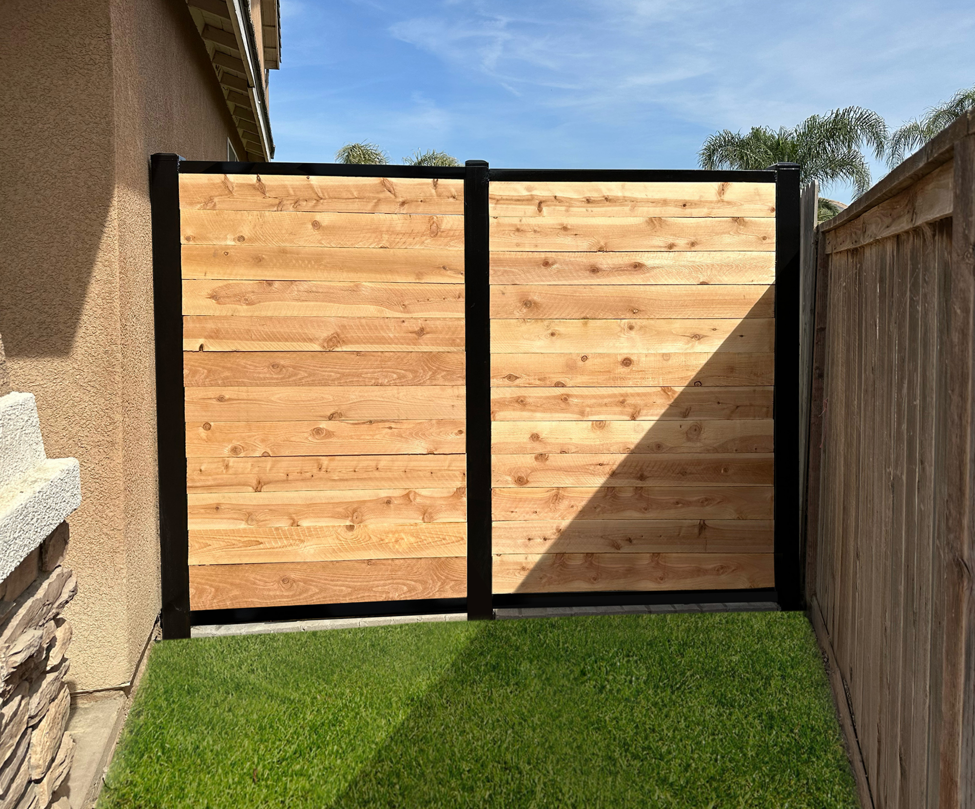 metal and wood fence bakersfield